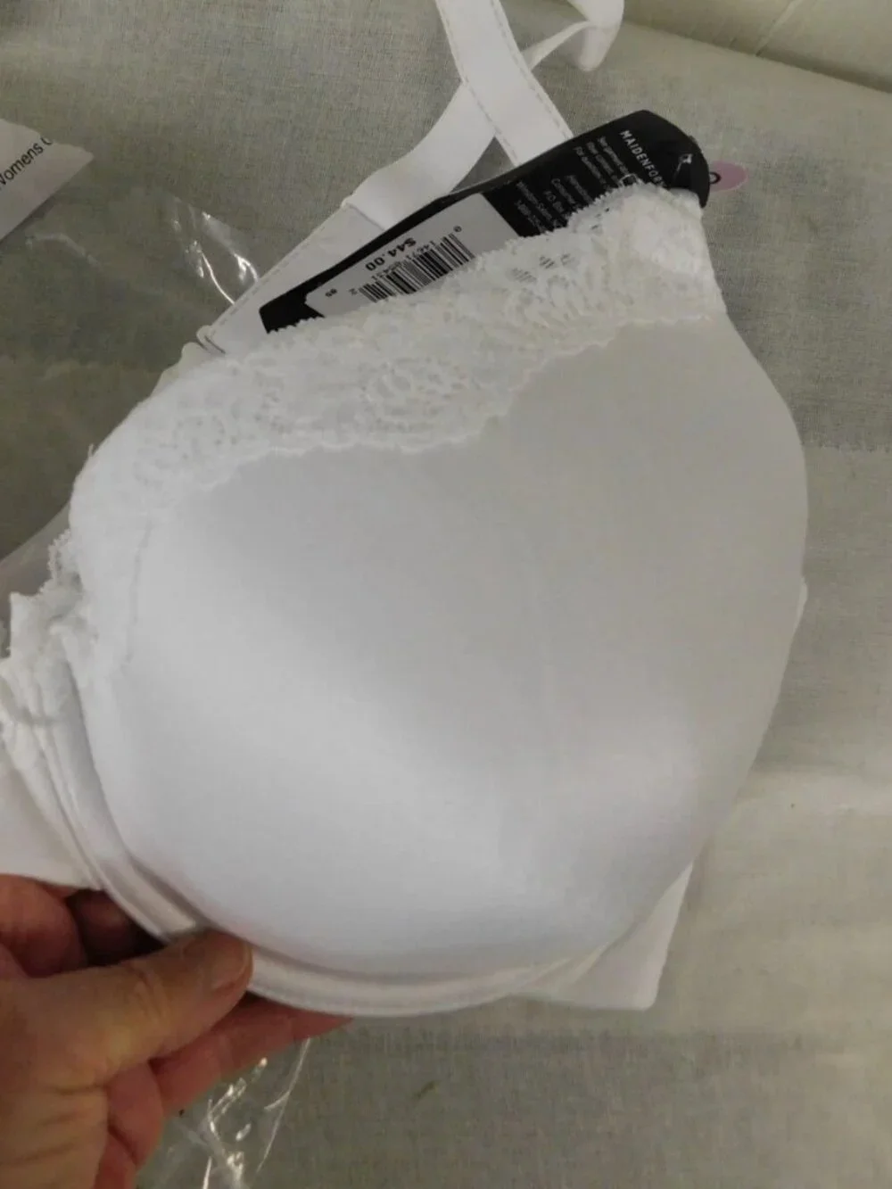 Maidenform T Shirt Convertible Straps Bra White 40 D New